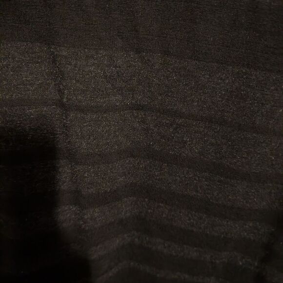 Eileen Fisher/Black Striped Dress Sz 2 - Picture 5 of 5